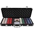 GUTSHOT Premium Ceramic Poker Chips Set with Luxury Case – Casino-Grade Poker Chips for Texas Hold'em, Blackjack & Card Games, Durable Chips for Home & Tournament Play