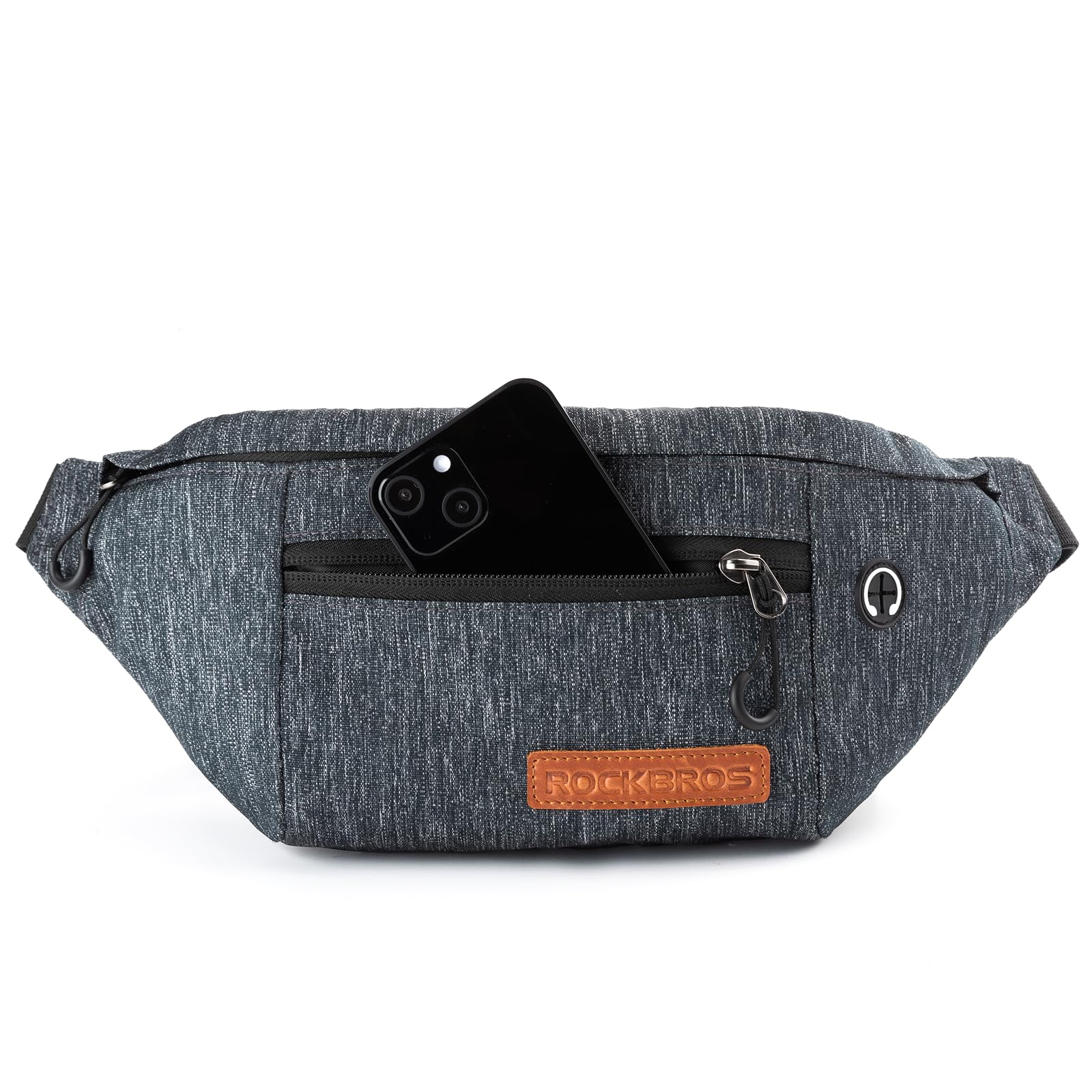 ROCKBROS Waist Pack for Women Men 1.5L Belt Bag with Adjustable Bum Bag for Cycling, Running, Jogging, Travelling, Outdoor Sports