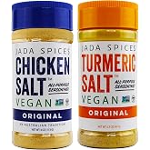 JADA Spices Chicken Salt Spice and Seasoning - Original, Turmeric Salt - Vegan, Keto &amp; Paleo Friendly - Perfect for Cooking, BBQ, Grilling, Rubs, Popcorn and more