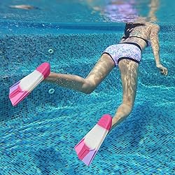 Gugmoy Kids Swim Fins,Comfortable Silicone Flippers