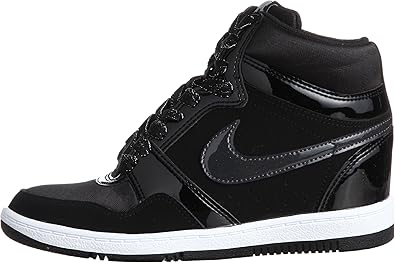 black nike wedge sneakers