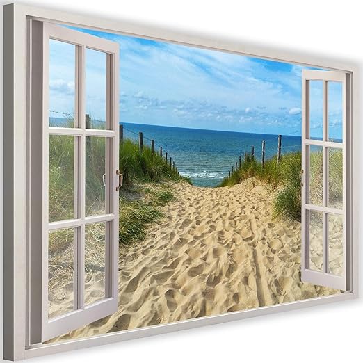Download Strand fenster wandkunst Free