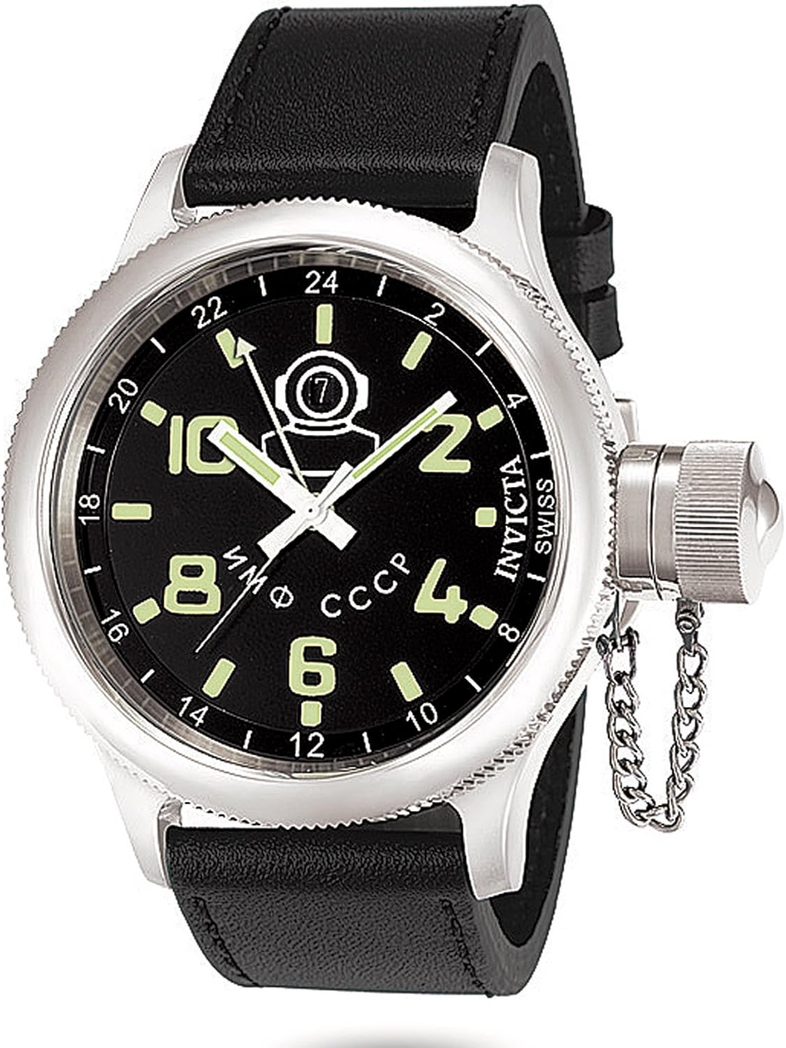 Invicta 7002 Russian Diver Watch with Black Antique Dial Design Replica