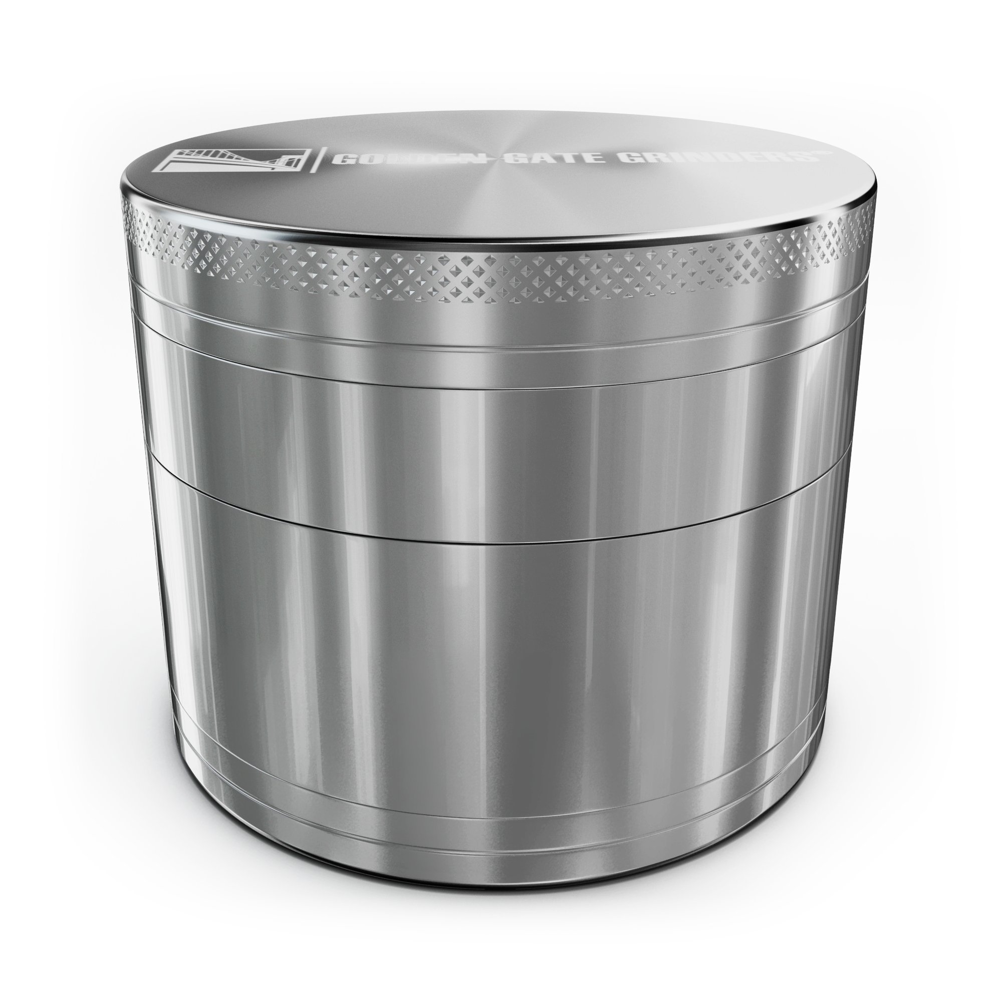 Golden Gate Grinders Herb Grinder 2.5 Inch Ultimate 4piece Anodized