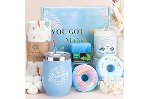 PENGTAI First Mothers Day Gifts for New Mom,New Mom Care Package After Baby,Pregnancy Gifts,Mom To Be Gift,Relaxing Spa Tumbler Gifts for New Moms First Time Moms