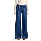 7 For All Mankind Womens High Rise Relaxed Fit Jeans