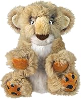 KONG Comfort Kiddos Lion Plush Dog Toy with Removable Squeaker for Large Dogs