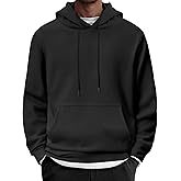 COOFANDY Mens Hoodie Long Sleeve Casual Pullover Hooded Sweatshirt Fashion Drawstring Hoodies with Pocket