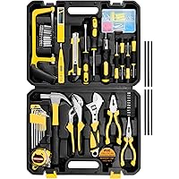 SOLUDE 148-Piece Tool Set,Home Repair Tool Kit for Men Women College Dorm Students,Household Basic Hand Tool Set with Case fo