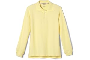 French Toast Boys Long Sleeve Pique Polo Uniform ShirtPolo Shirt
