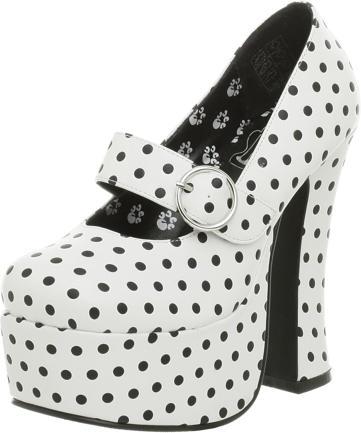 polka dot mary jane shoes