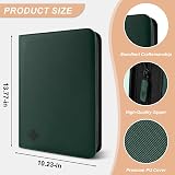 TiopLior 9 Pocket Card Binder 432 Slots Green MTG Baseball Football Cards view 2
