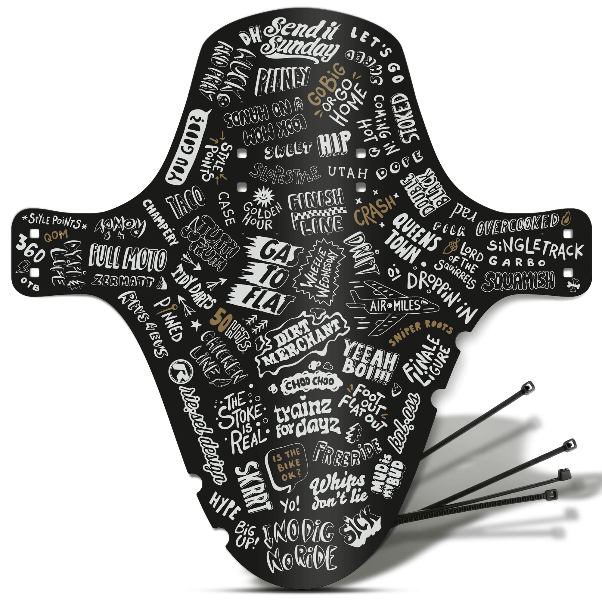 Rie:Sel Design Unisex Koloss Mudguard, Long, One Size EU