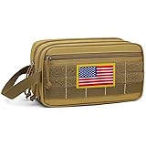 TACTICISM Toiletry Bag for Men - Dry Wet Separate