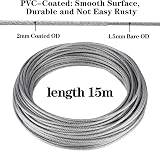 CHRORINE 24 Pcs M5 Stainless Steel Wire Rope Kit Turnbuckle Thimble Grommets view 5