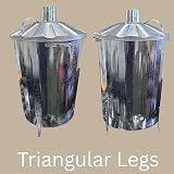 Srendi 90 Litre Galvanised Steel Incinerator with Lid and Free Shovel view 9