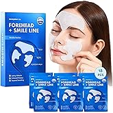 Wrinkle Patches for Forehead and Smile Line Patches 18 PCS with Hyaluronic Acid, Collagen, Peptides - Anti Wrinkle Patches - Face Tape for Wrinkles Overnight - Smoothing, Firming & Moisturizing