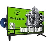 Westinghouse 32 Inch TV with DVD Player Built in, HD Small Non-Smart TV | DVD Combo TV for RV or Camper, Bedrooms and works w/Fire Stick, Roku, Apple TV type Streaming or set-top devices