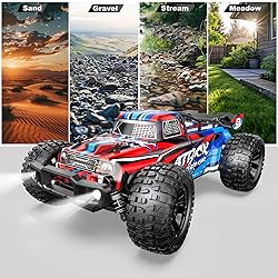 DEERC 1:10 Large Brushless RC Car for Adults, 3S