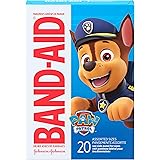 Band-Aid Brand Adhesive Bandages for Minor Cuts & Scrapes, Wound Care Featuring Nickelodeon Paw Patrol Characters for Kids an