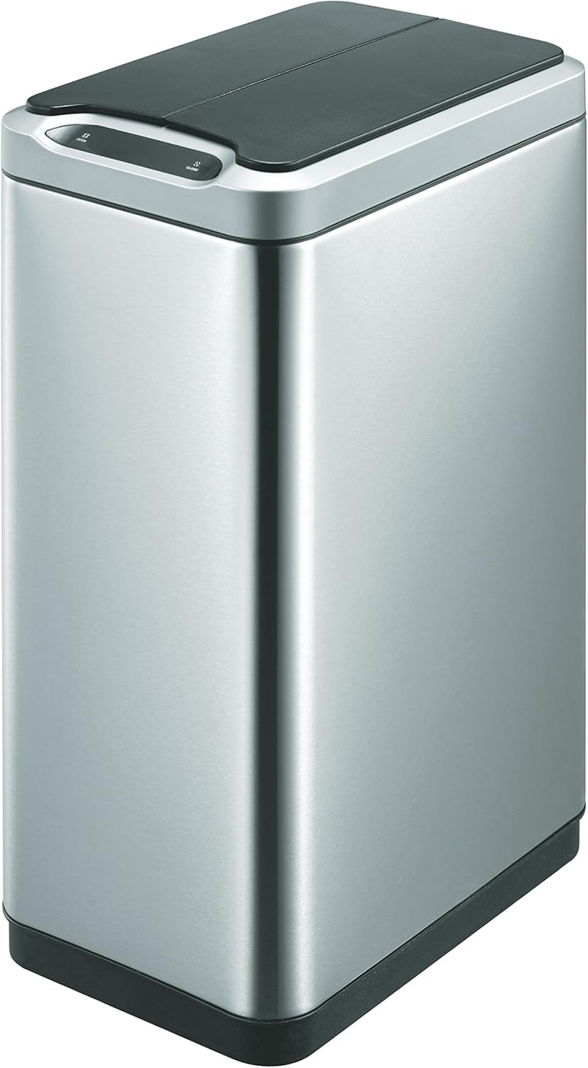 EKO Phantom Sensor Bin 30L, Metal, Matt S/S, 25 x 37.5 x 62.4 cm