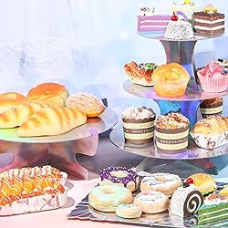 7 Pieces Cake Stand Set 3-Tier Cardboard Cupcake
