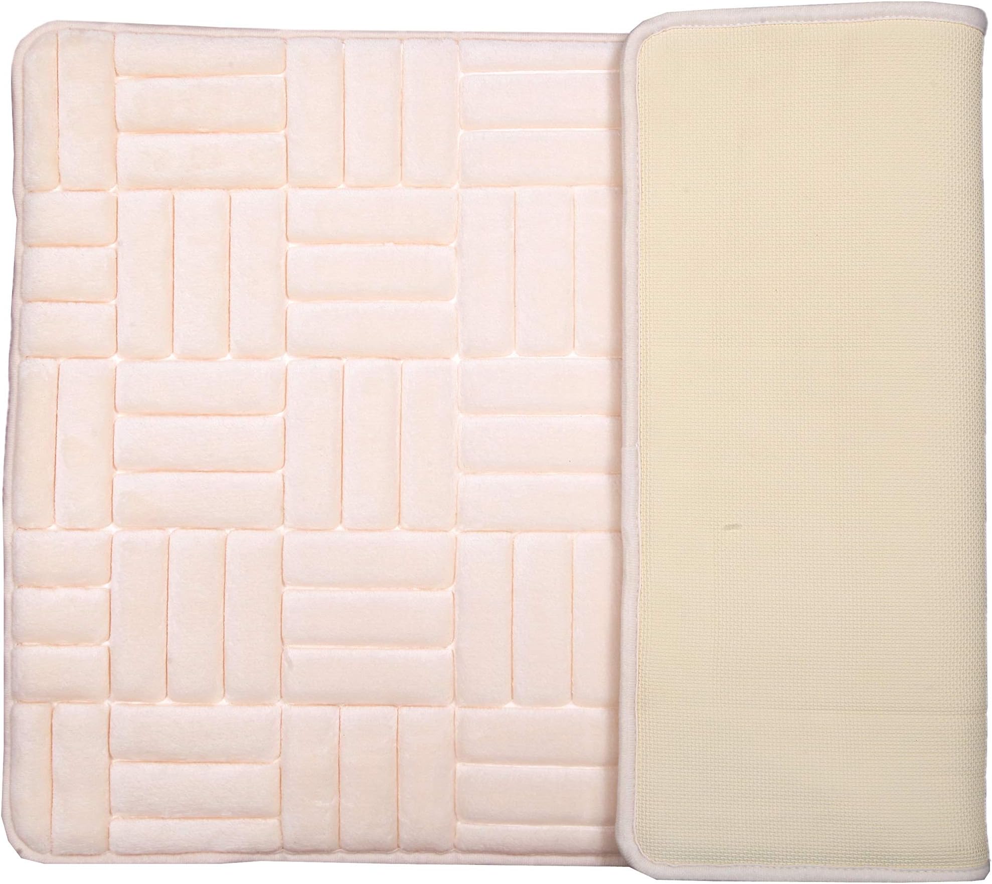 Tribecca Traditional Door Mat (Beige, Memory Foam, Standard)
