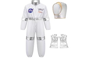 GZ-LAOPAITOU Astronaut Costume for Kids Space Jumpsuit Toddler Role Play Dress Up