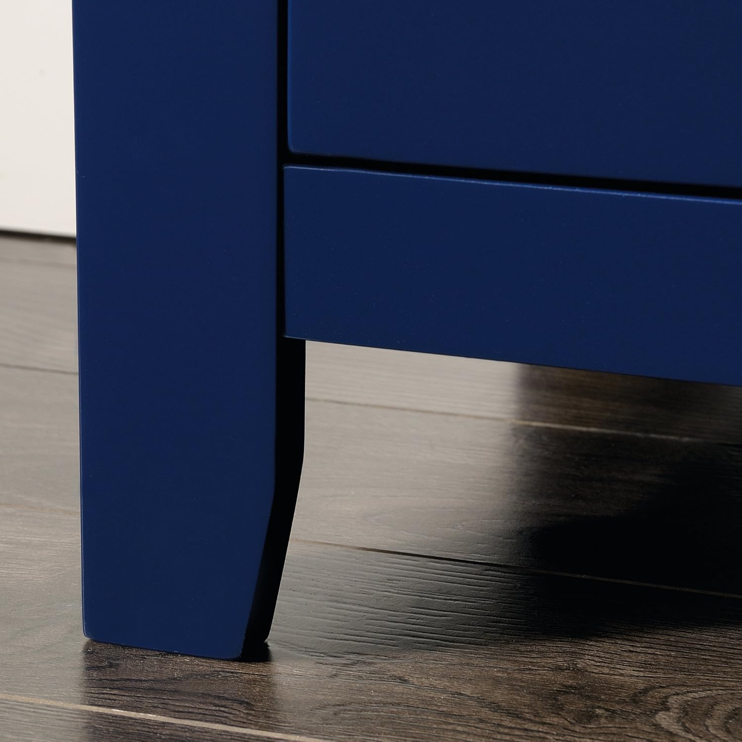 Sauder Shoal Creek Display Cabinet, Indigo Blue finish: Kitchen & Dining