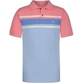 Izod Little Boys' Short Sleeve Solid Pique Polo,Red, X-Large(7X)