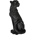 Design Toscano Pensive Panther Black Jaguar Statue
