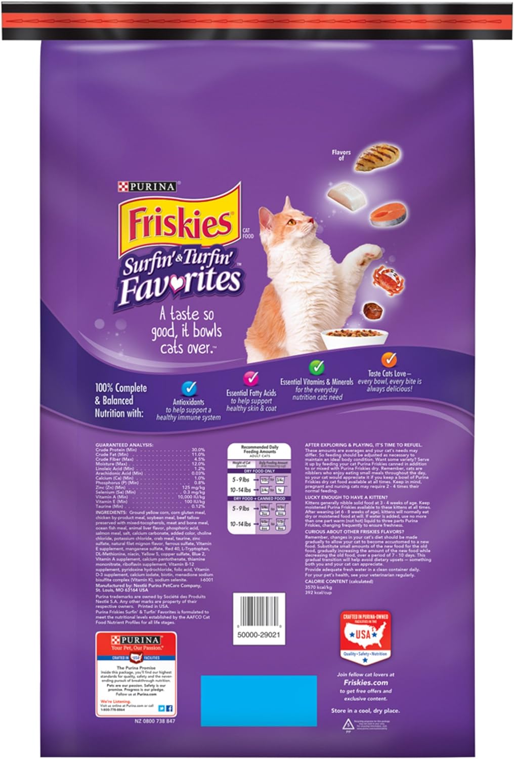 Purina Friskies Surfin' Turfin' Favorites Adult Dry Cat Food eBay