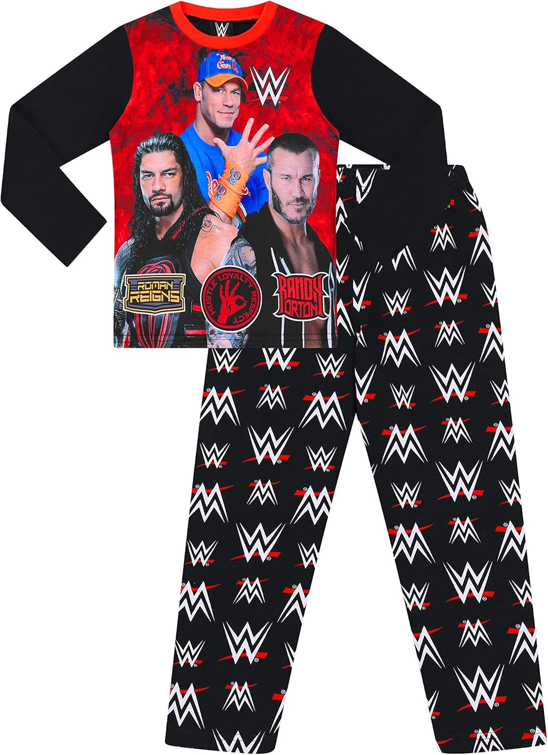 Boys Wwe World Wrestling Entertainment John Cena Long Pyjamas Amazon Co Uk Clothing