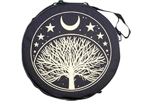 ARAW Shamanic Drums Bag, Bodhran Drum Bag, Handmade Frame Drum Bag, Hand Drum Protection (16×6 Inches)