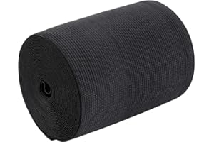 eBoot Elastic Spool(4 Inch x 5 Yard, Black)