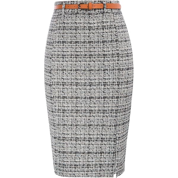 今だけ値下げ【新品】laubeblanc tweed Pencil skirt Amazon.com: Hobemty Women's Knee Length Skirt Elegant Tweed