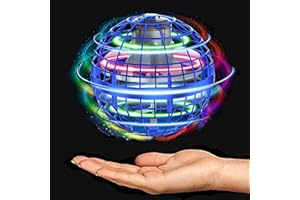 C and E Limited Awesome Flying Orb Ball Toy; Upgraded Gorgeous Boomerang Hover Galaxy Ball. Levitating Hand Controlled Orb. Cool Toys as Gifts for 6 7 8 9 10+ Year Old Boys Girls & Adults. (Blue)