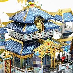MU Moon Palace 3D Metal Puzzles for Adult to Build