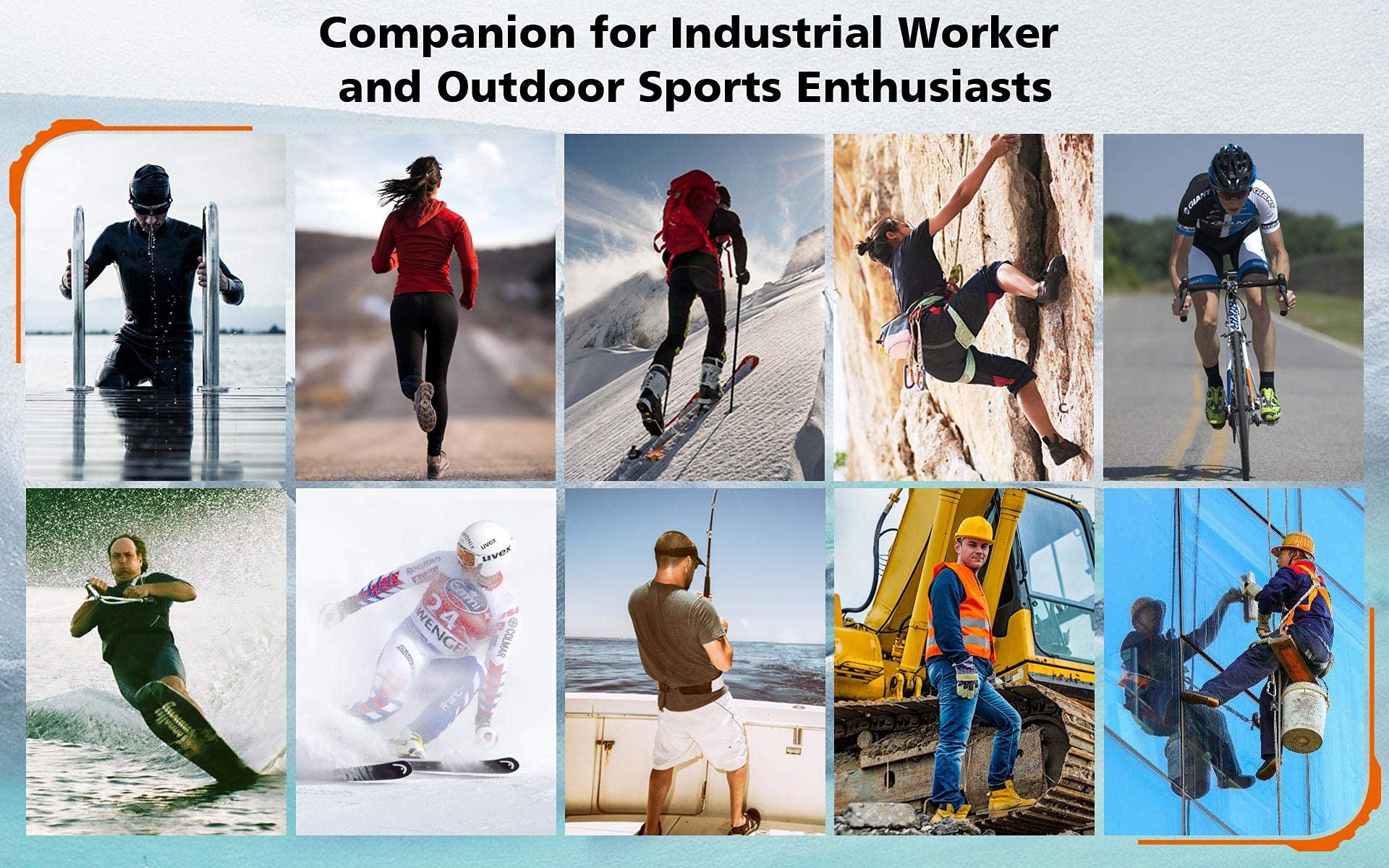 OUKITEL WP5 Rugged Cell Phones, 8000mAh Battery IP68 Waterproof Android 10 Rugged Smartphone, Triple Camera 4GB+32GB 5.5