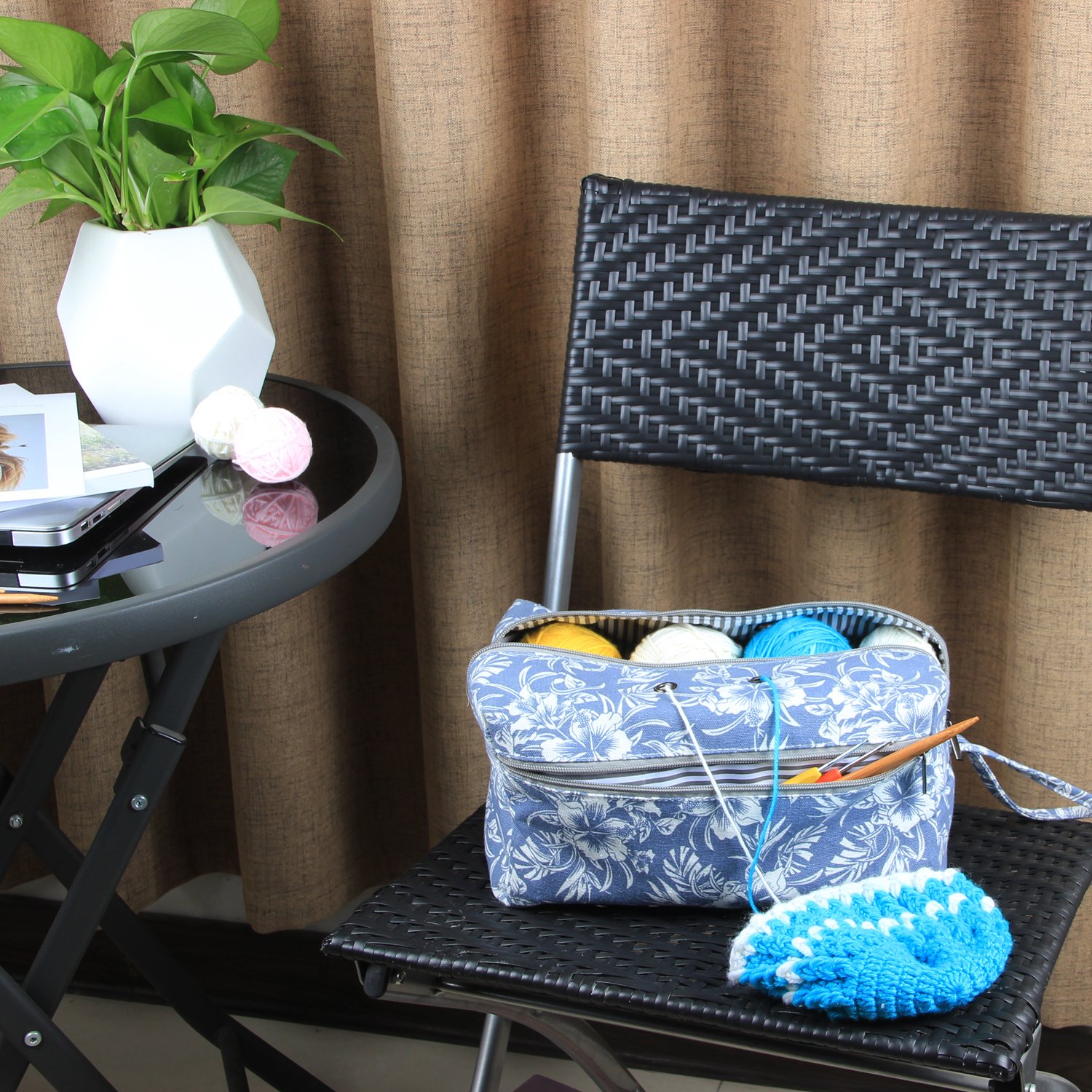 Best Knitting Bag Most Sophisticated Featured Sewing Spider