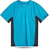 Kanu Surf Boys Short Sleeve UPF 50+ Rashguard Swim Shirt