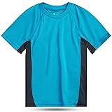 Kanu Surf boys Short Sleeve Upf 50+ Rashguard Swim