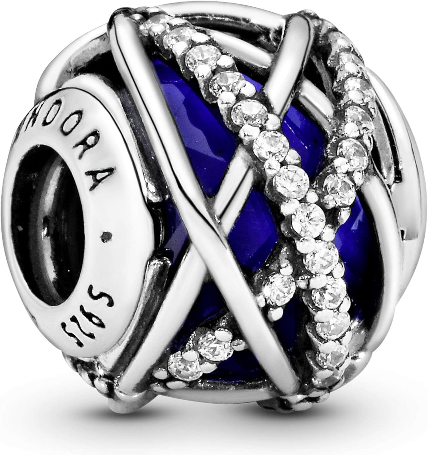 Pandora Jewelry Blue Galaxy Crystal and Cubic Zirconia