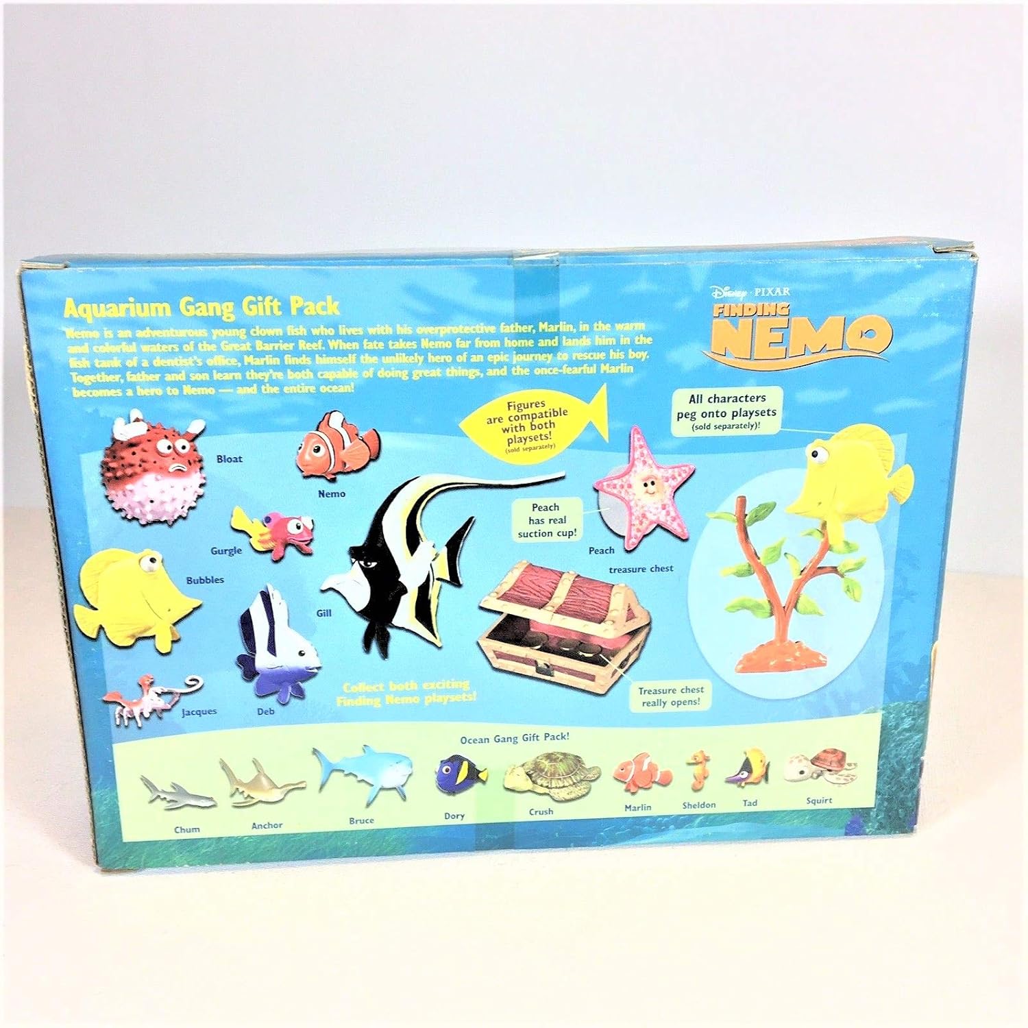 finding nemo aquarium gang toys