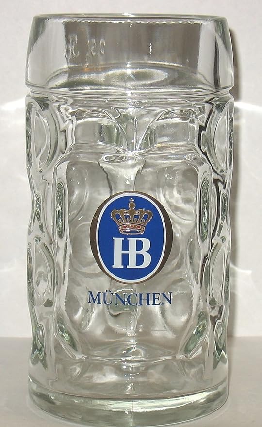 Hb Hofbrauhaus Munchen Dimple Glass Beer Stein 5l Munich