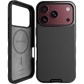 Smartish iPhone 18 Pro/17 Pro MagSafe Case, Gripmunk, Slim Grip Case, Black | Thin, Grippy &amp; Protective, Magnetic with Microfiber-Lined Interior, Drop-Tested from 6 Feet, Raised Edges for Screen &amp; Camera