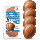 Cushwork Ball of Foot Cushions for Women Men, 2 Pairs Metatarsal Pads All Day Pain Relief and Comfort for Metatarsalgia, Morton's Neuroma, 1/3 Inch Thick Foot Pads-L