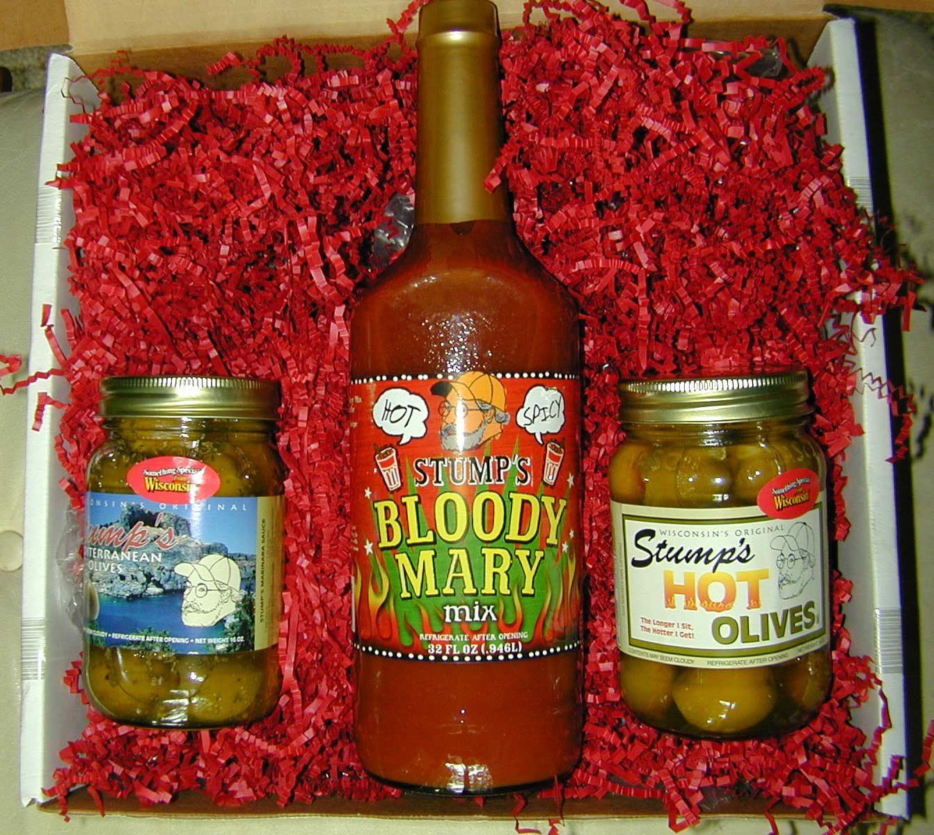 Stump's Bloody Mary Mix Gift Box, Gift box with HOT Bloody Mary Mix Grocery