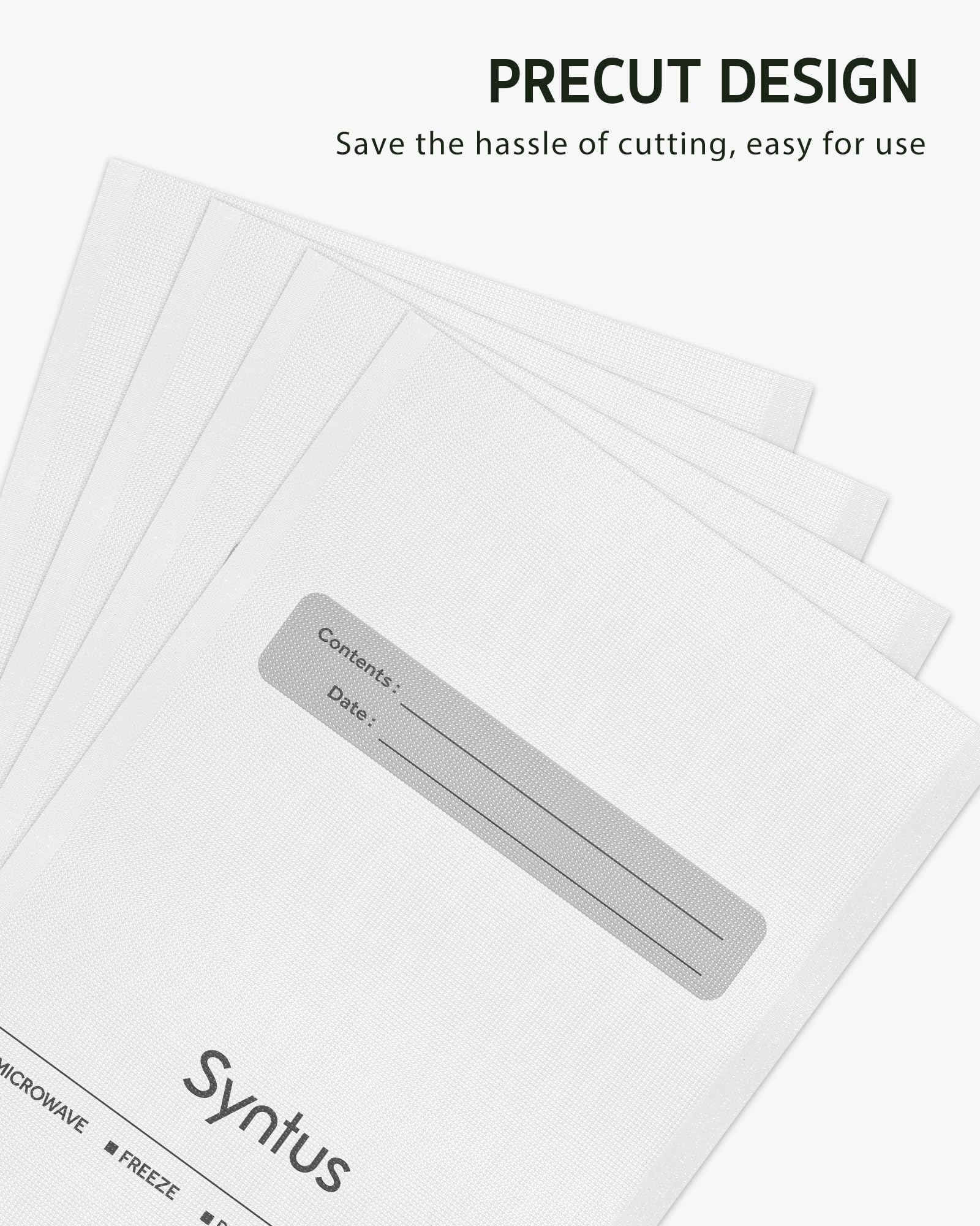 Syntus Vacuum Sealer Bags, 150 Count Gallon 11