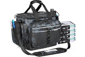 Ghosthorn Fishing Tackle Box, Waterproof 3600 and 3700 Tackle Trays, Plastic Tackle Box Organizer with Removable Dividers Storage Lure Box for Lures 1 and 4 Pack